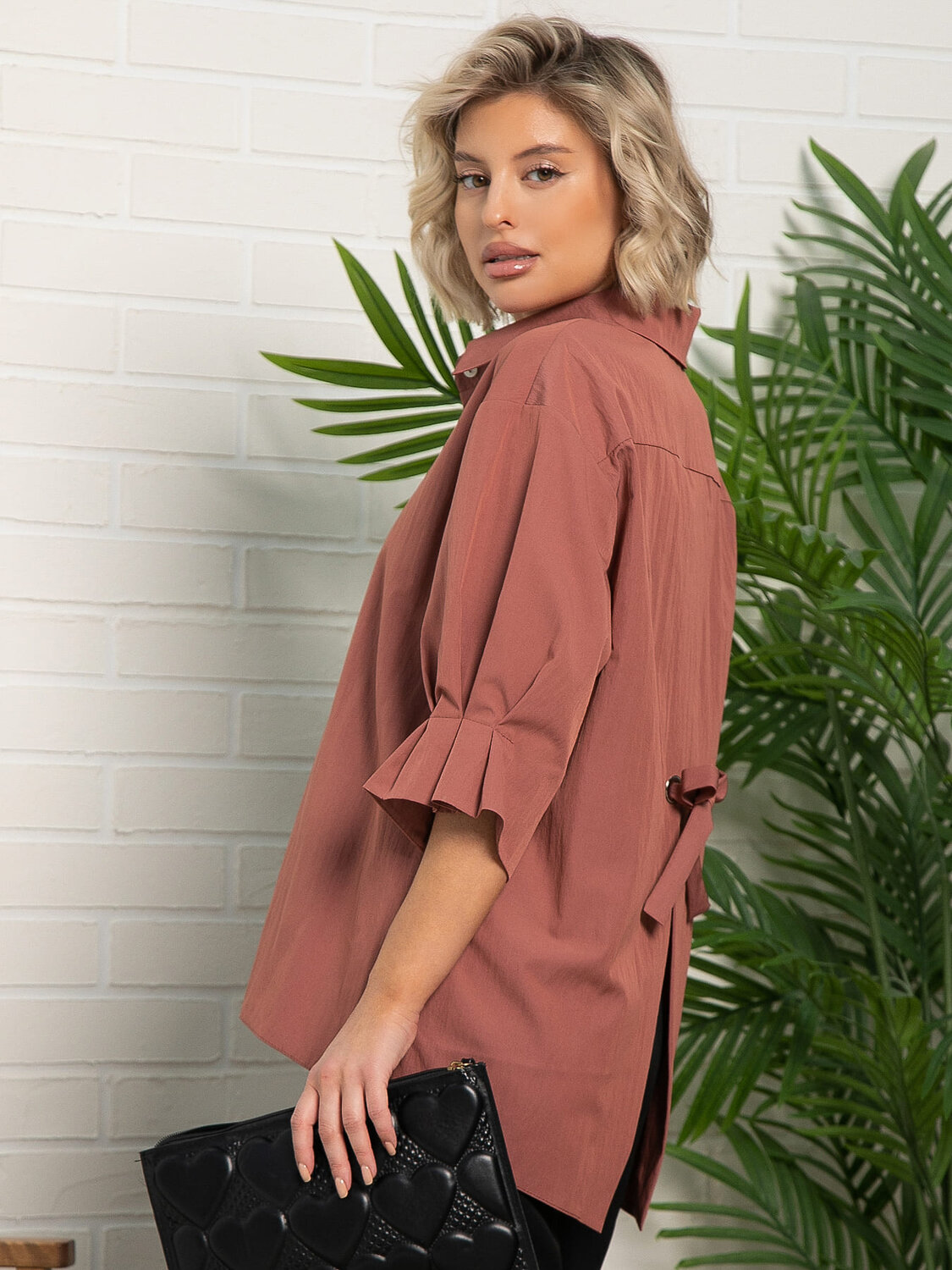 LT Collection Блуза 594052 Б15686-5М Терракот