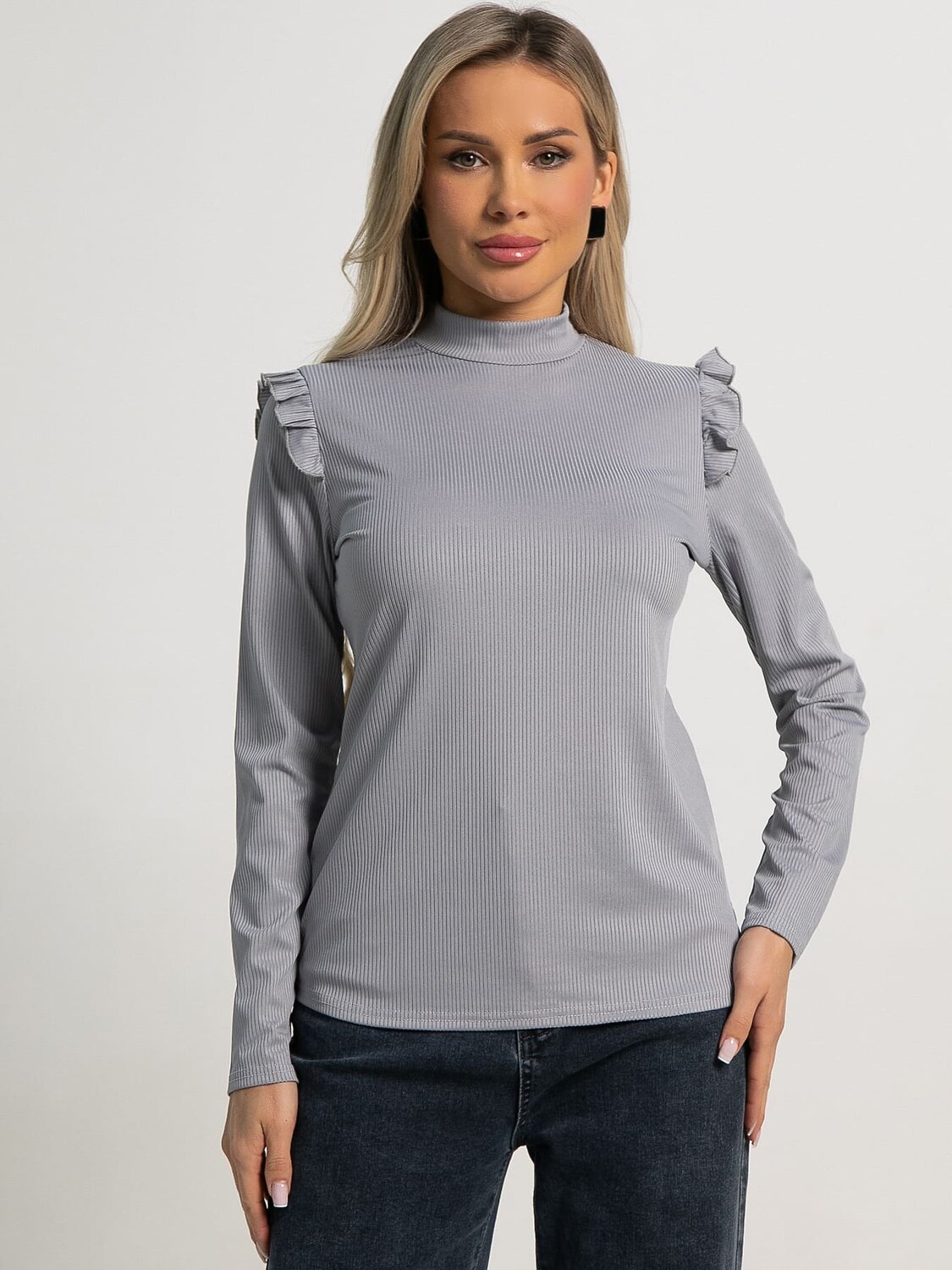 LT Collection Блуза 594069 Б15266-50М Серый