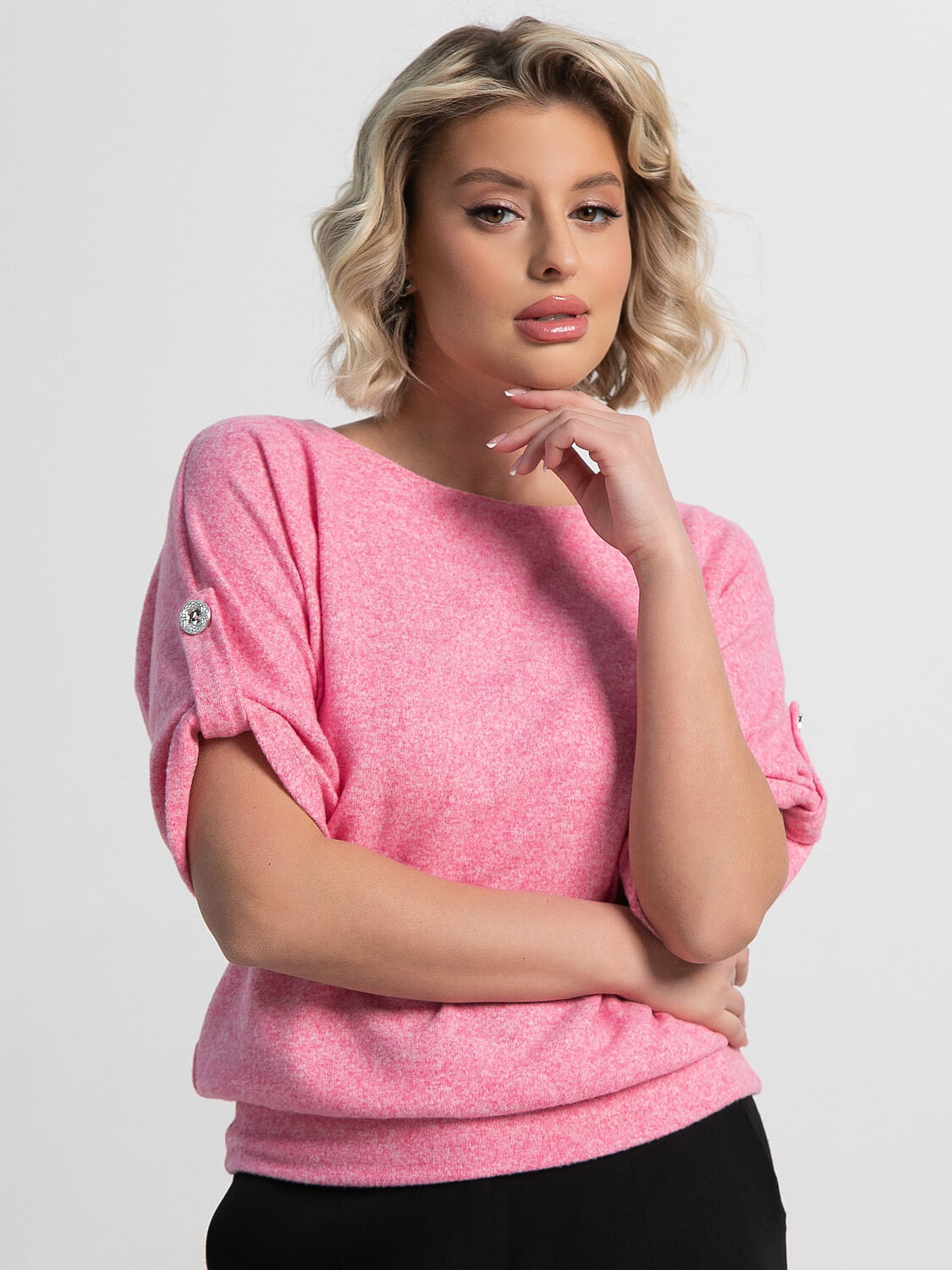LT Collection Блуза 594070 Б15299-53М Розовый