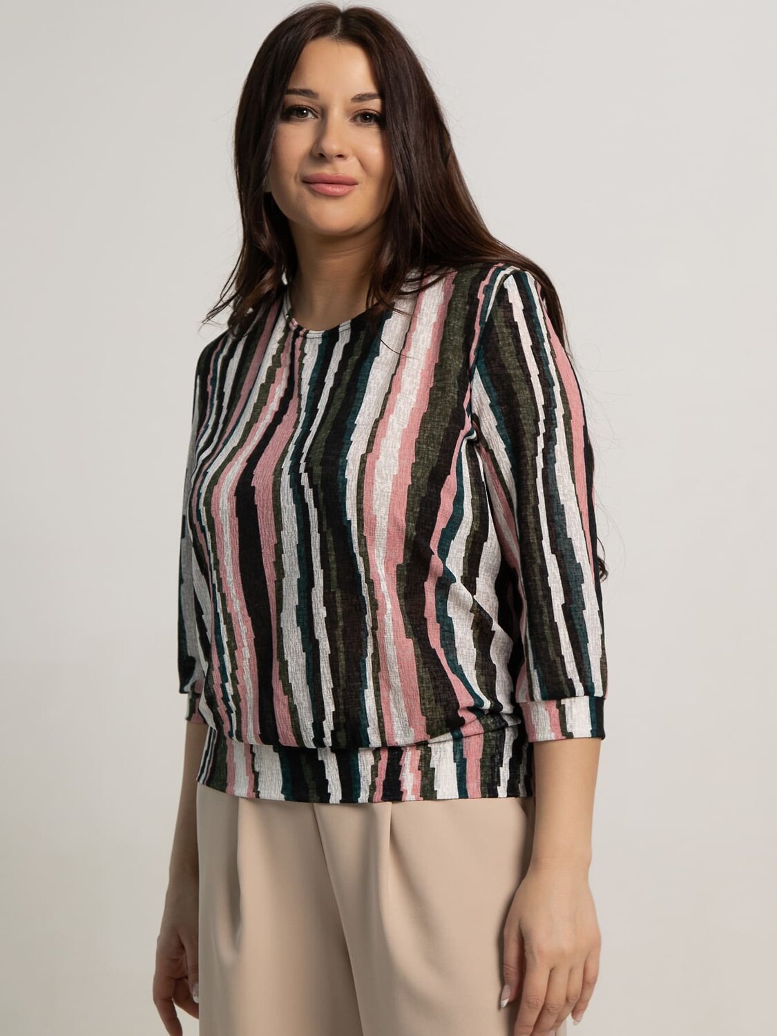 LT Collection Блуза 594072 Б15329-3М Белый