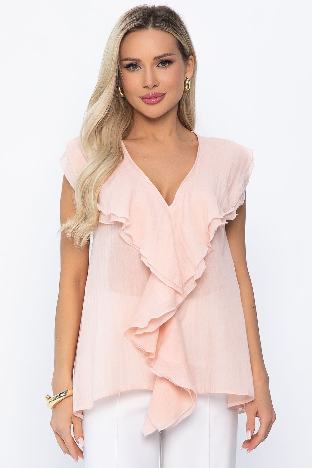 LT Collection Блуза 594073 Б15396-7М Розовый