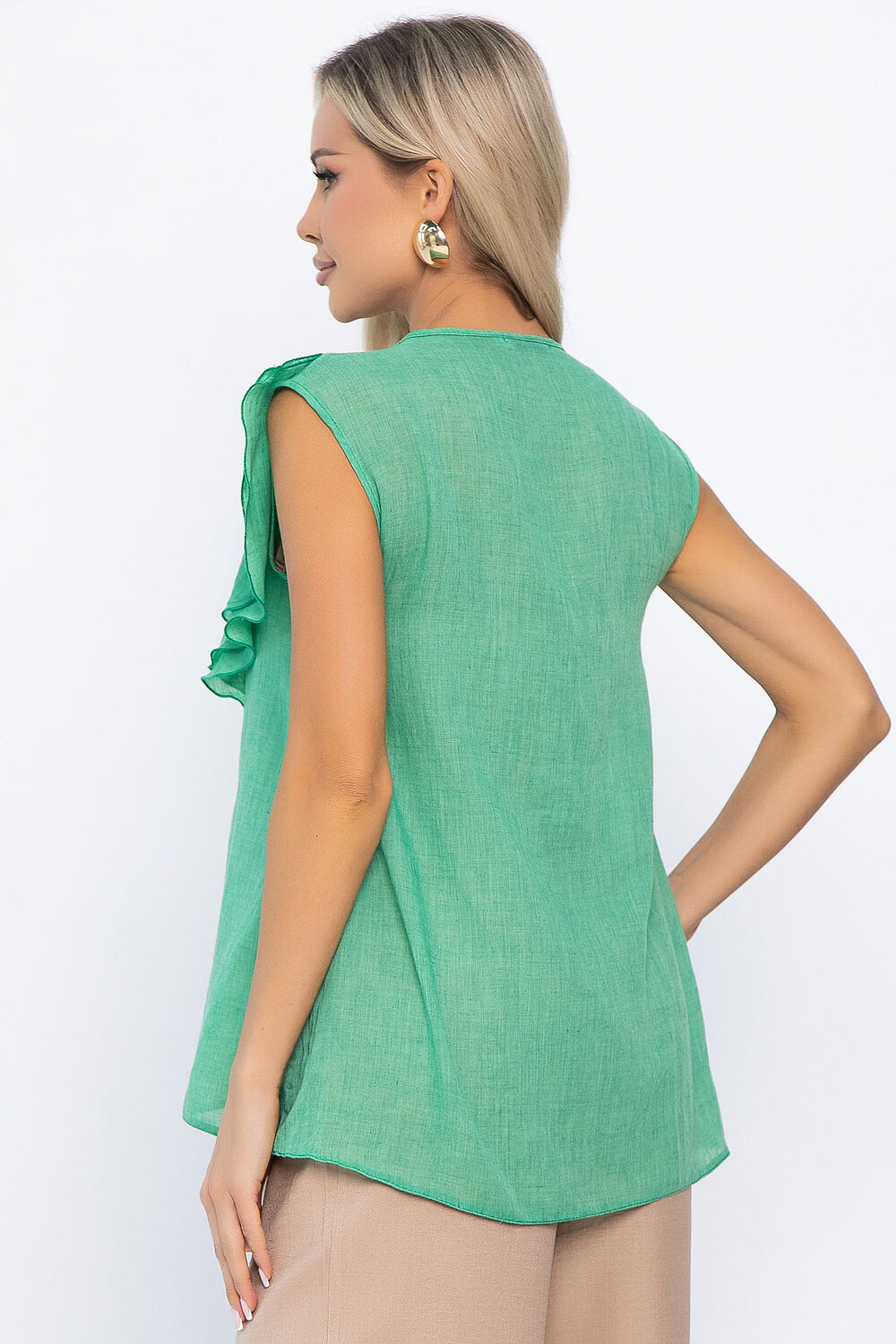 LT Collection Блуза 594076 Б15392-7М Зеленый
