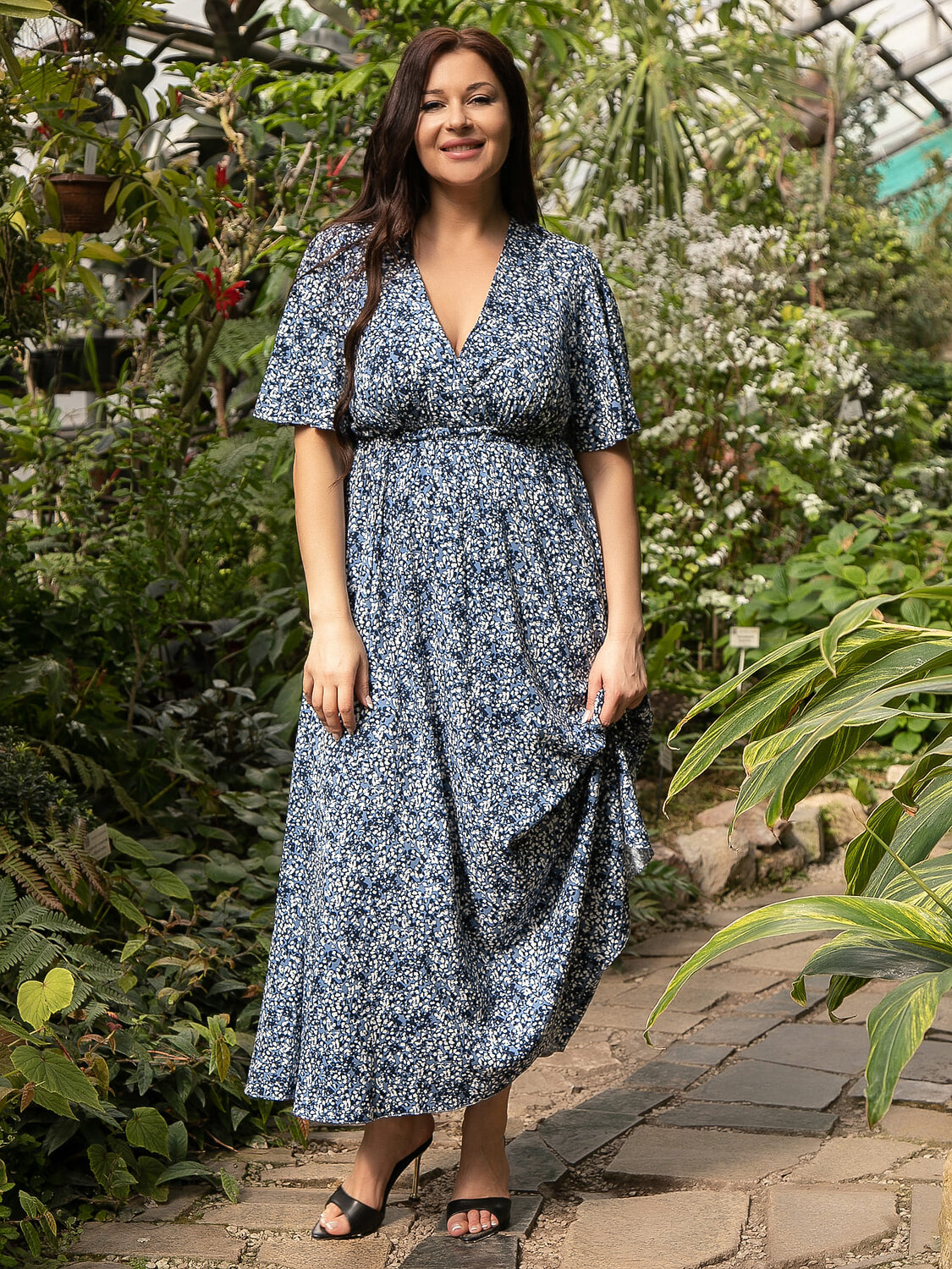 LT Collection Платье 594079 П15606-1М Синий