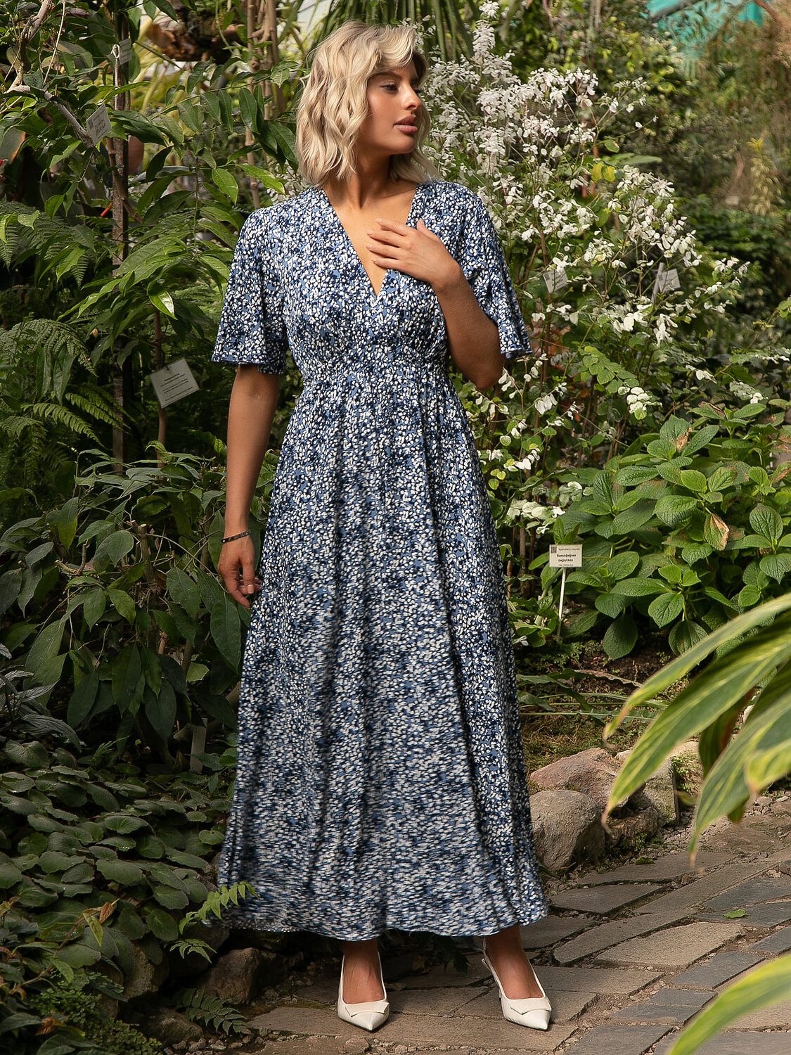 LT Collection Платье 594079 П15606-1М Синий