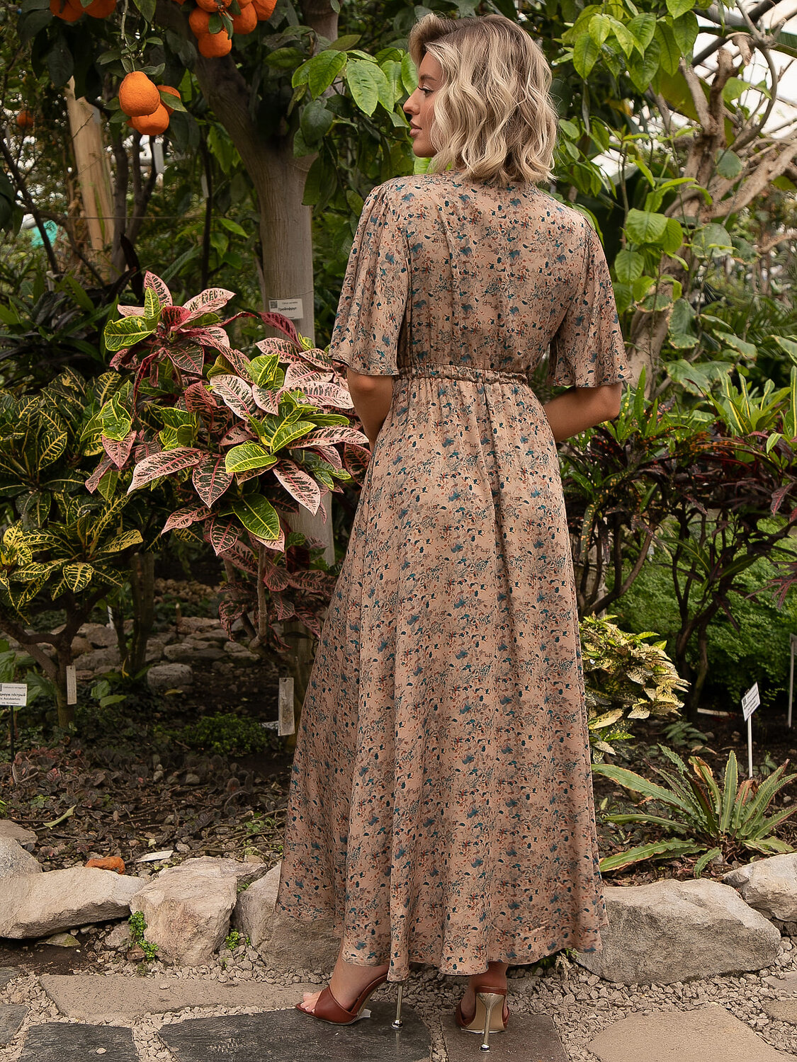 LT Collection Платье 594081 П15607-1М Бежевый