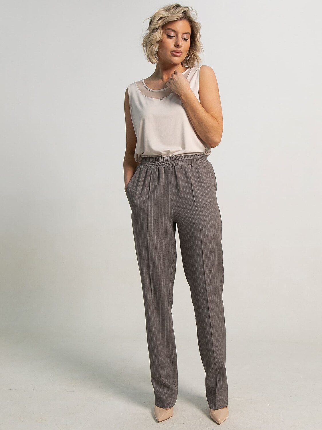 LT Collection Брюки 594085 Б15587-9М Коричневый