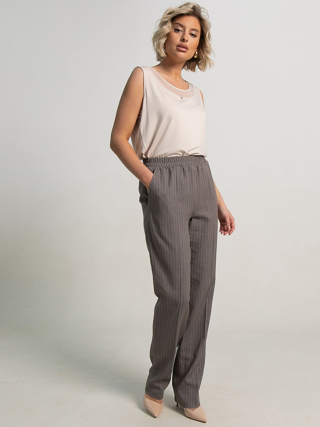 LT Collection Брюки 594085 Б15587-9М Коричневый