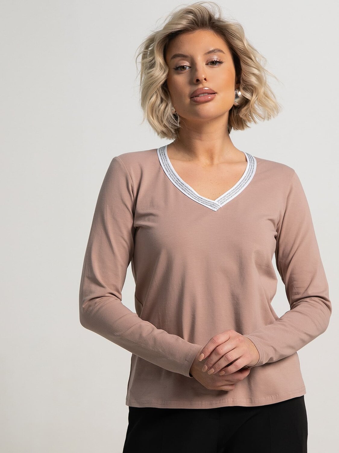 LT Collection Блуза 594092 Б15597-50М Бежевый