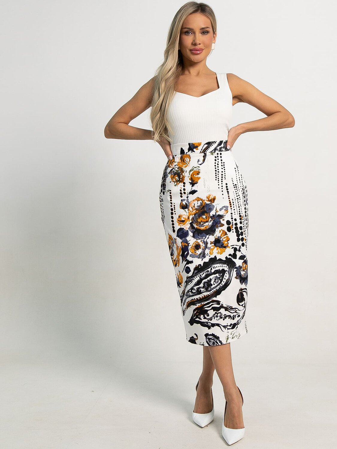 LT Collection Юбка 594093 Ю15588-10М Белый