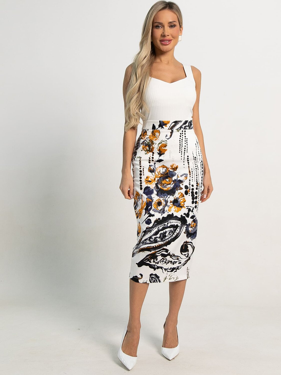 LT Collection Юбка 594093 Ю15588-10М Белый