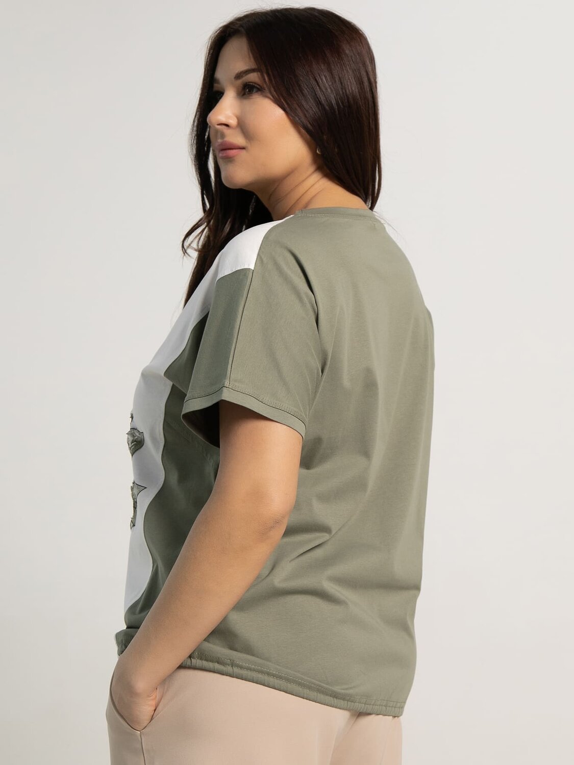 LT Collection Блуза 594099 Б15610-18М Зеленый