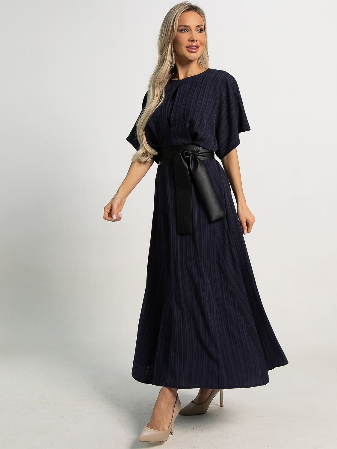 LT Collection Платье 594105 П15611-18М Темно-синий
