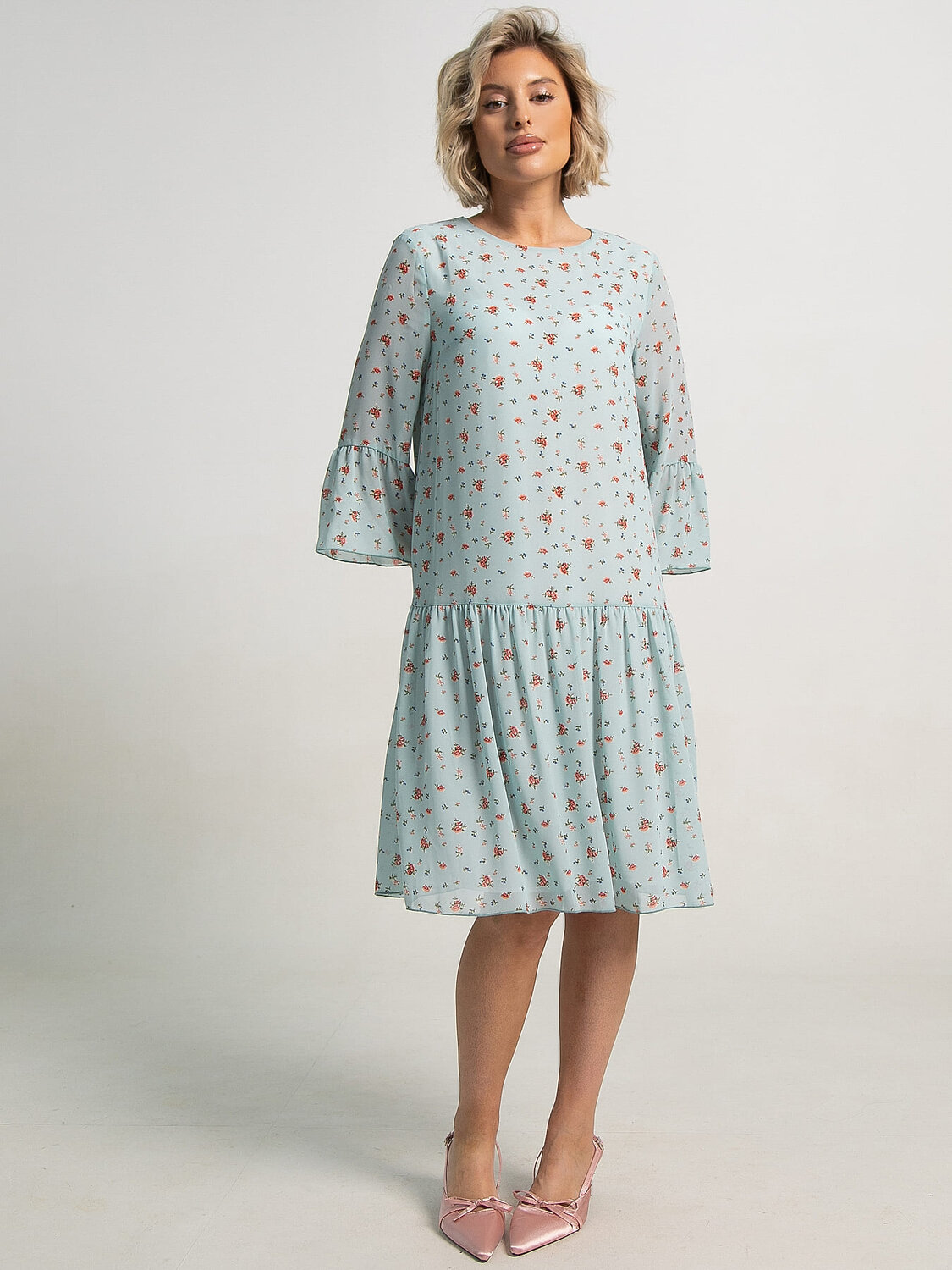 LT Collection Платье 594106 П15616-6М Оливковый