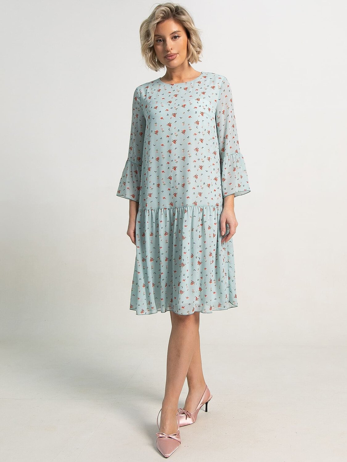 LT Collection Платье 594106 П15616-6М Оливковый