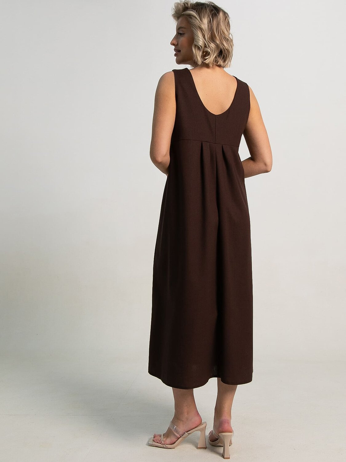 LT Collection Платье 594107 П15613-25М Коричневый