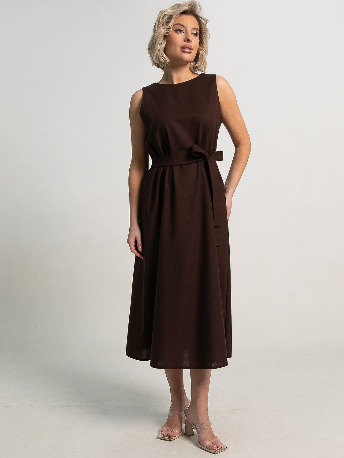 LT Collection Платье 594107 П15613-25М Коричневый