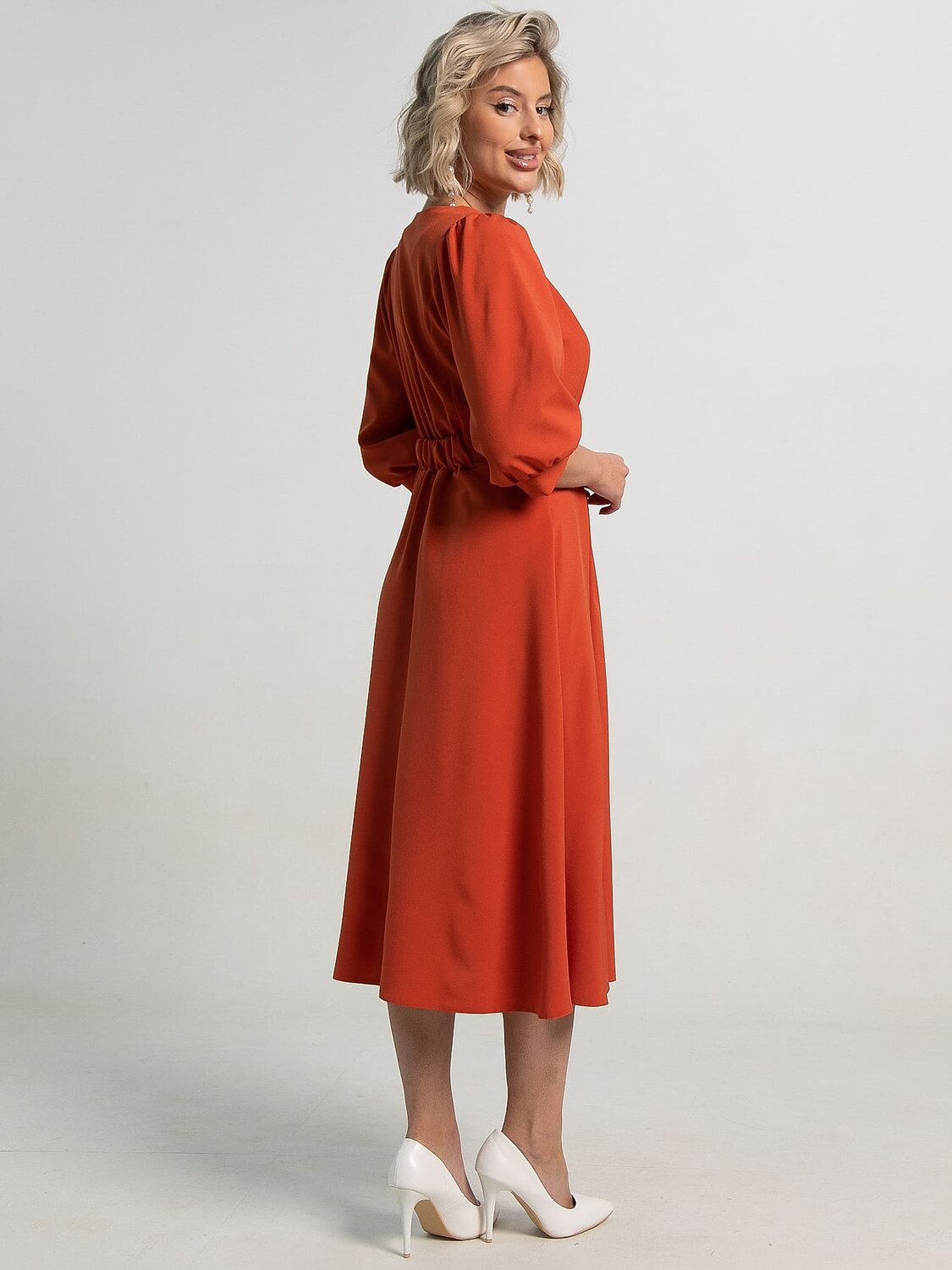 LT Collection Платье 594110 П15624-18М Оранжевый