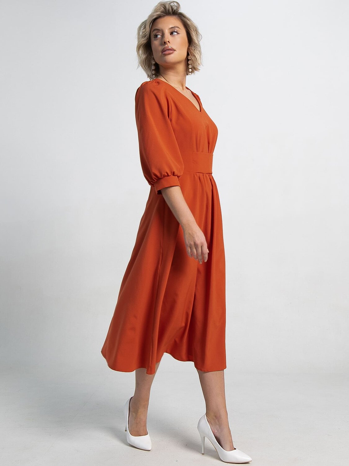 LT Collection Платье 594110 П15624-18М Оранжевый