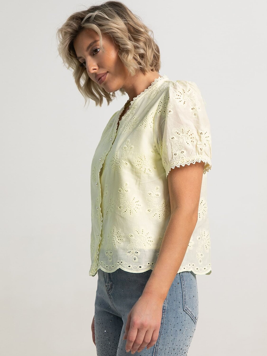 LT Collection Блуза 594124 Б15749-7М Желтый