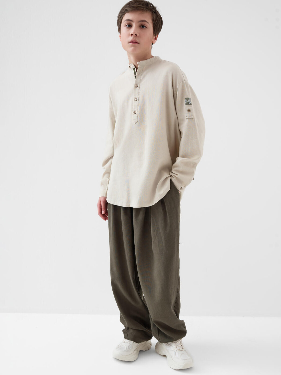 PLAYTODAY Рубашка 594200 12611239 beige