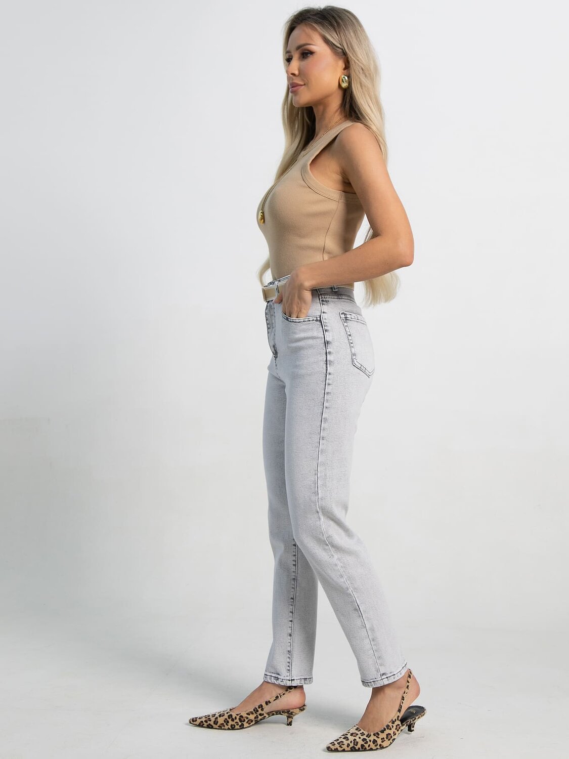 LT Collection Джинсы 594397 Б15788-4М Светло-серый