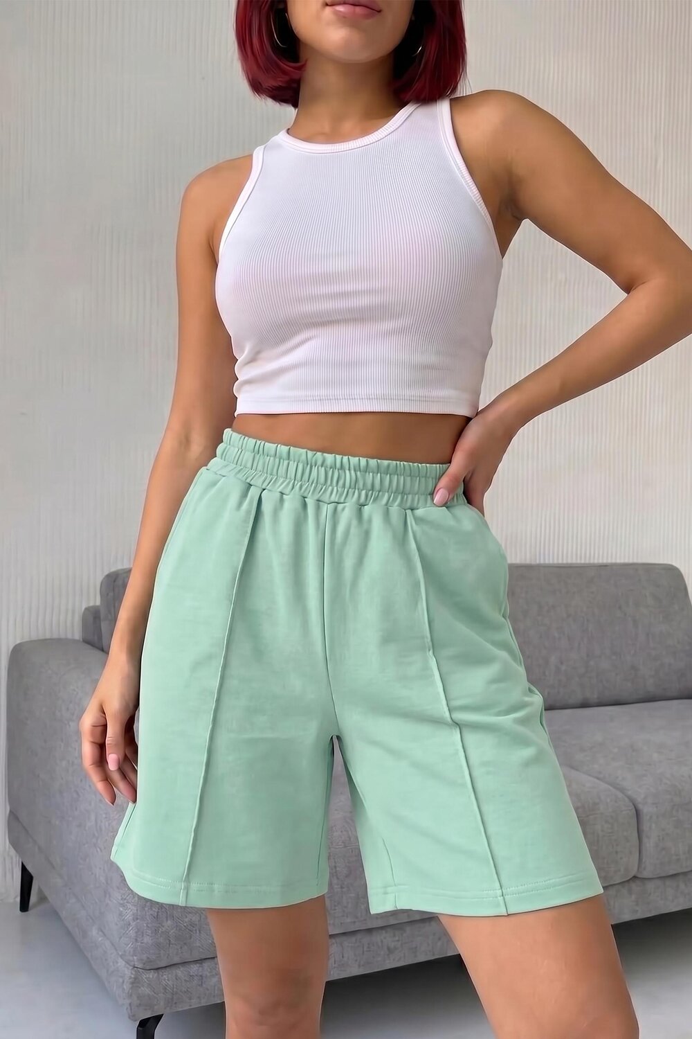Lika Dress Шорты 594428 10714 Светло-зелёный