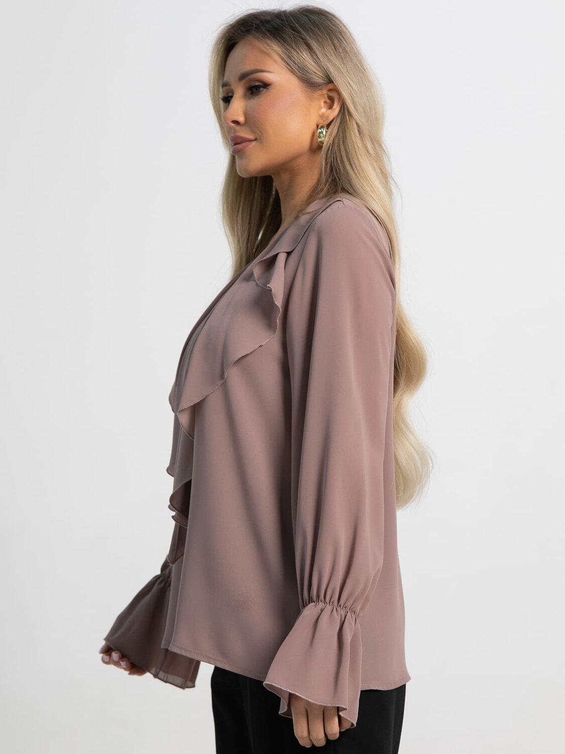 LT Collection Блуза 594950 Б15659-8М Коричневый