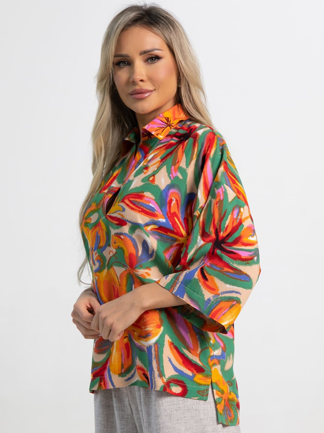 LT Collection Блуза 594984 Б15928-16М Бежевый