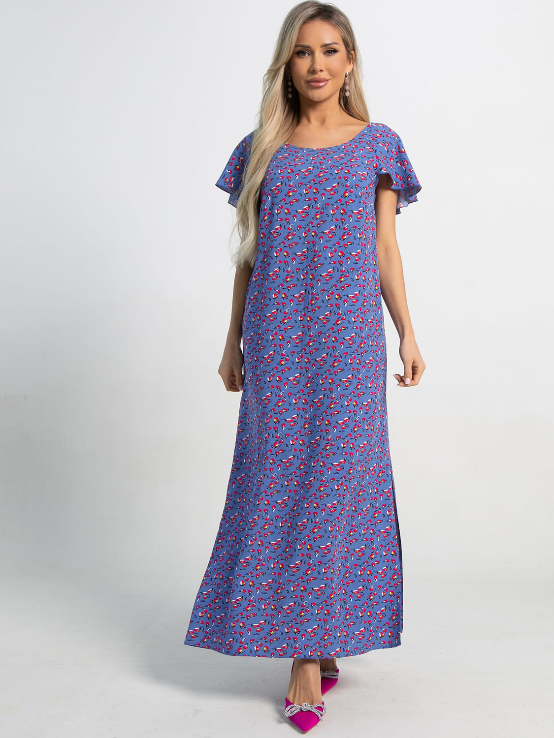 LT Collection Платье 594986 П15898-16М Синий