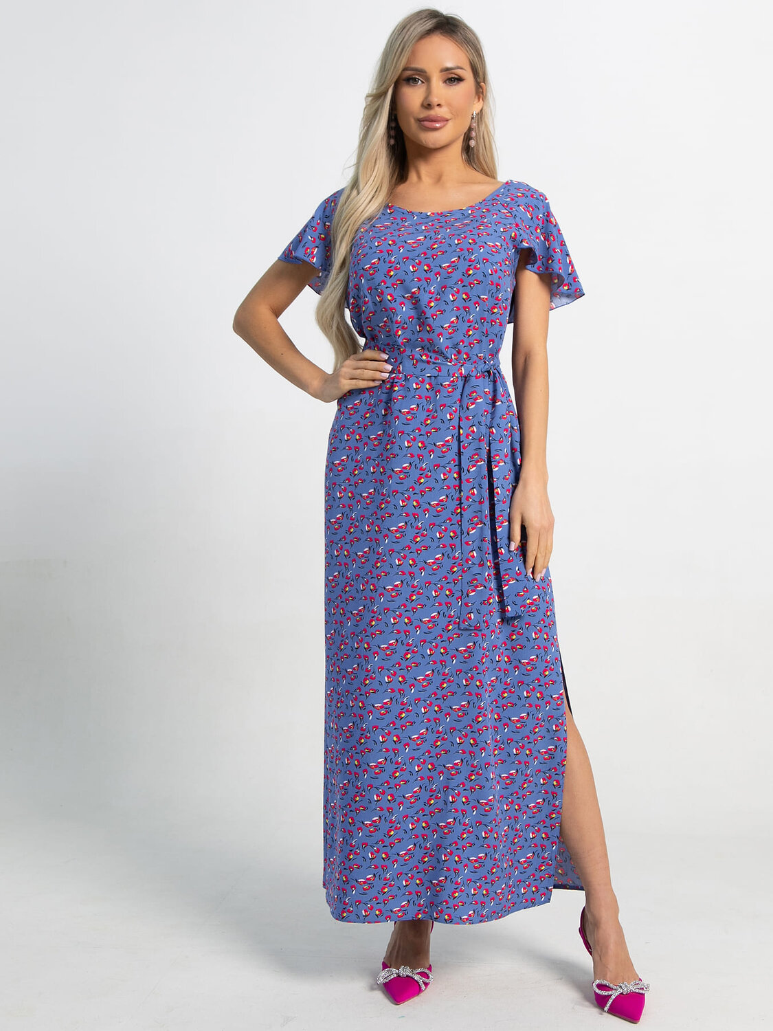 LT Collection Платье 594986 П15898-16М Синий