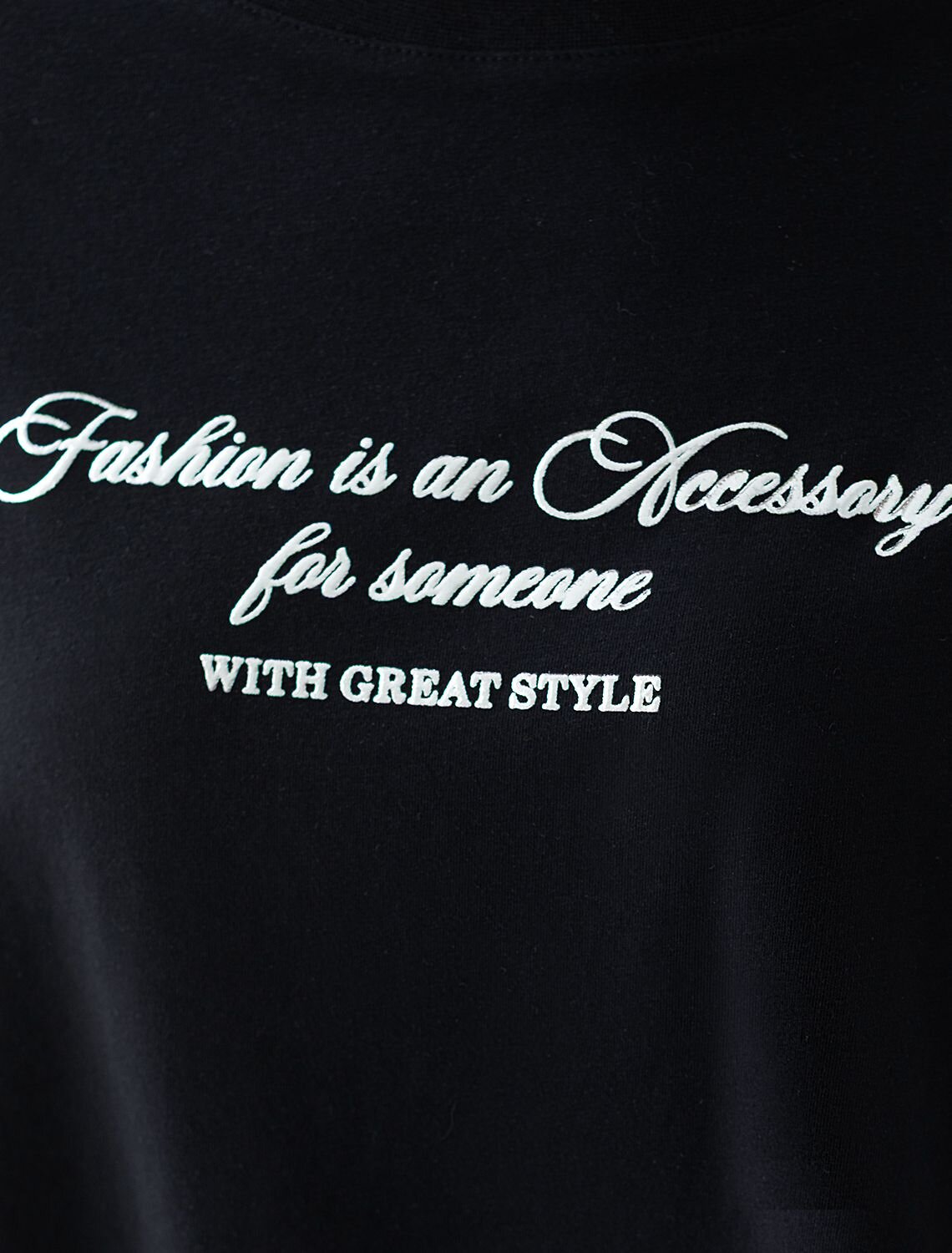 VILATTE Футболка 595025 D49.094 черный_fashion