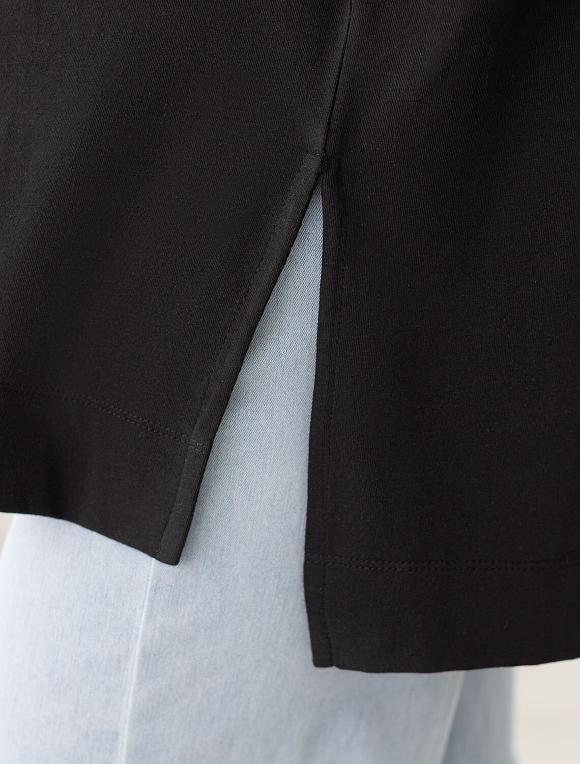 VILATTE Футболка 595025 D49.094 черный_fashion