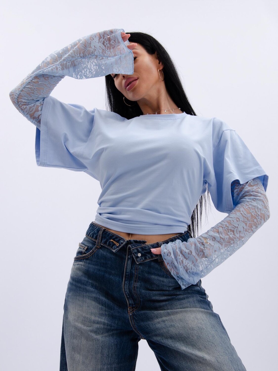 Malina Лонгслив 595074 1006г голубой