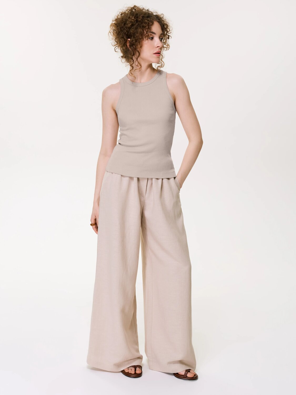 Conte elegant Майка 595162 BASIC COLLECTION LM 5022 (пакет) бежевый