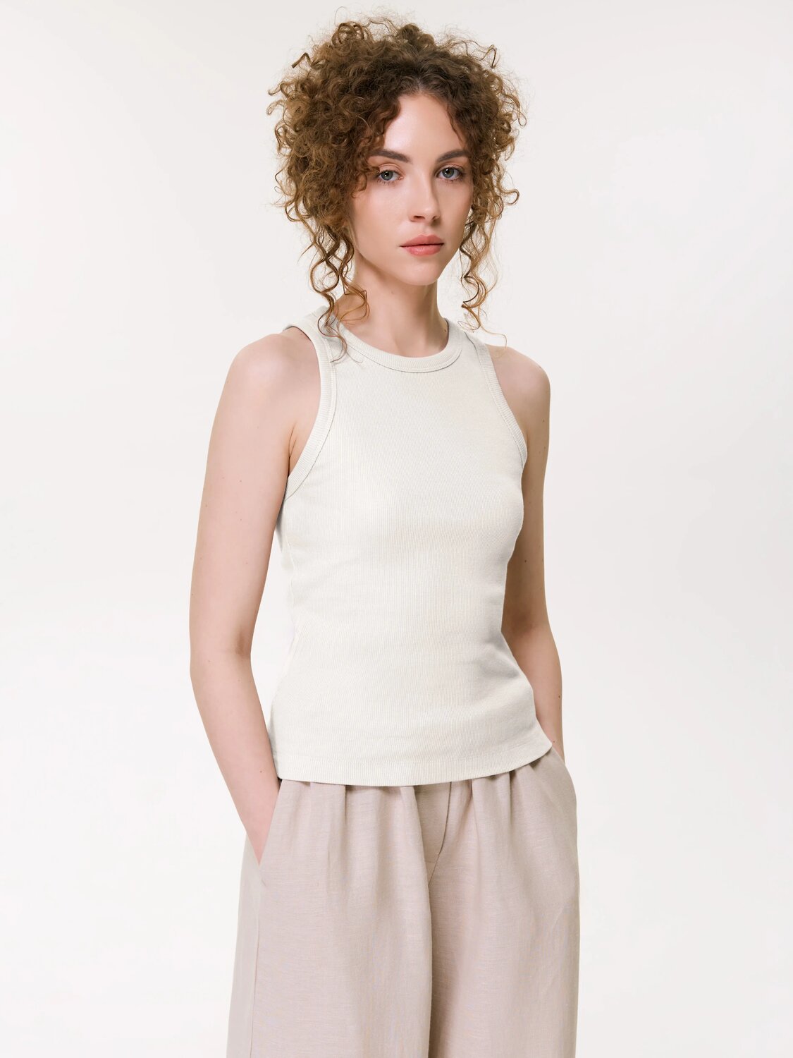 Conte elegant Майка 595167 BASIC COLLECTION LM 5022 (пакет) экрю