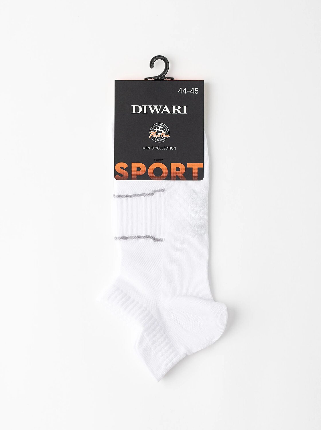 DiWaRi Носки 595195 SPORT (короткие) 26С-28СП белый