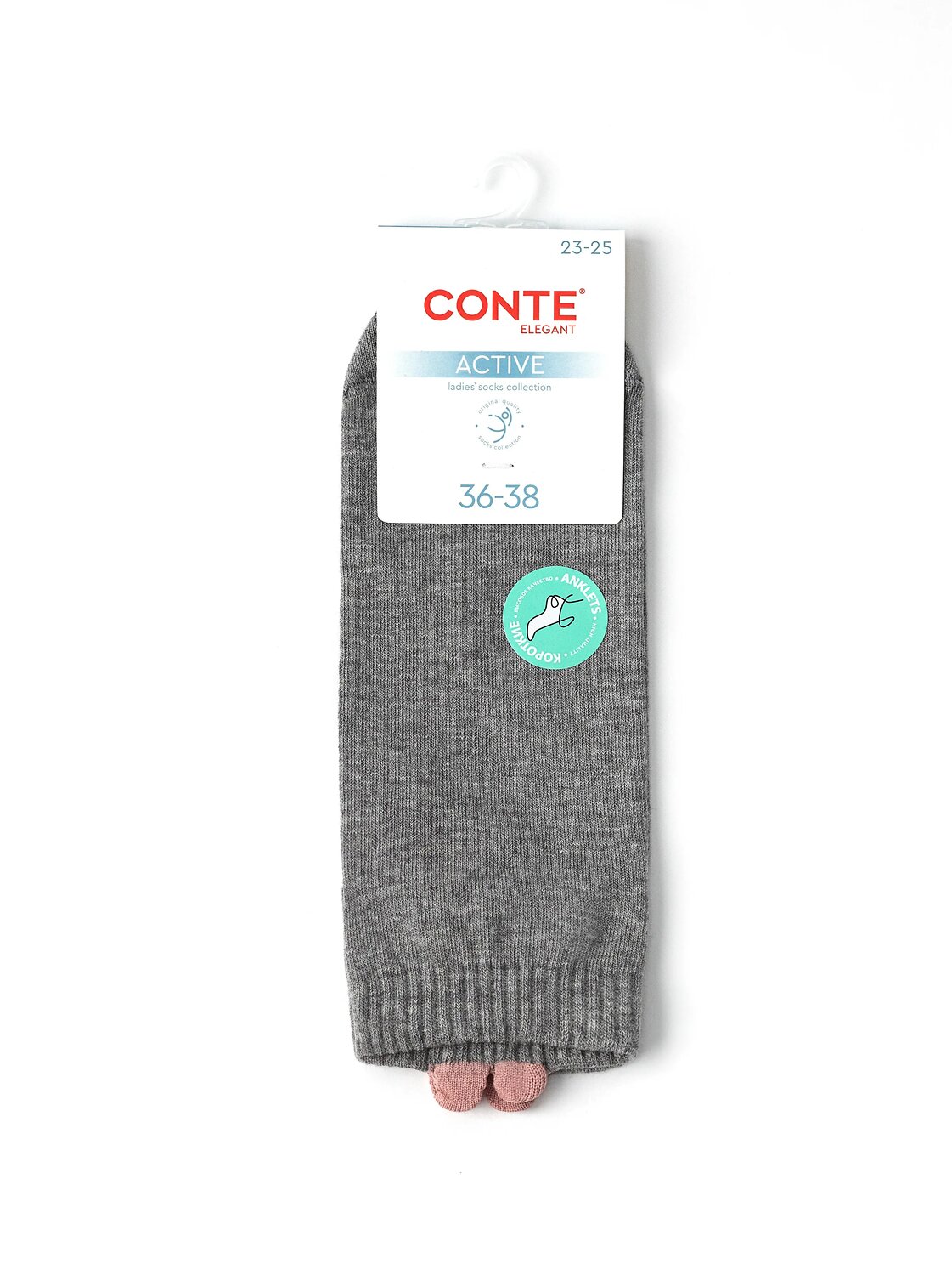 Conte elegant Носки 595232 ACTIVE 20С-18СП серый