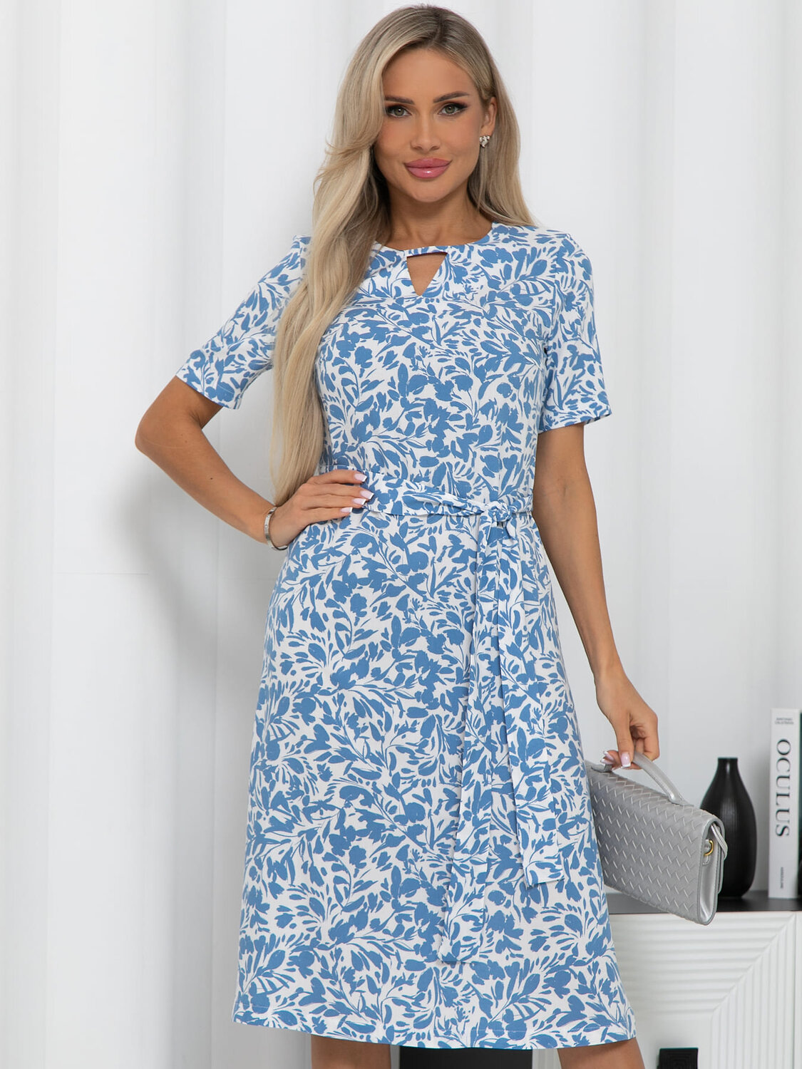 LT Collection Платье 595301 П15929-45М Голубой