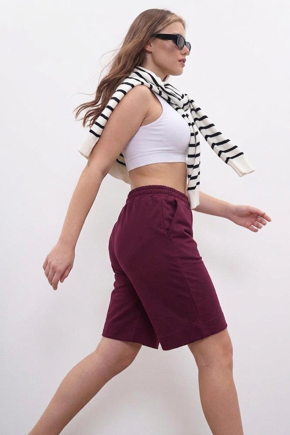 Lika Dress Бермуды 595334 9430 Бордовый