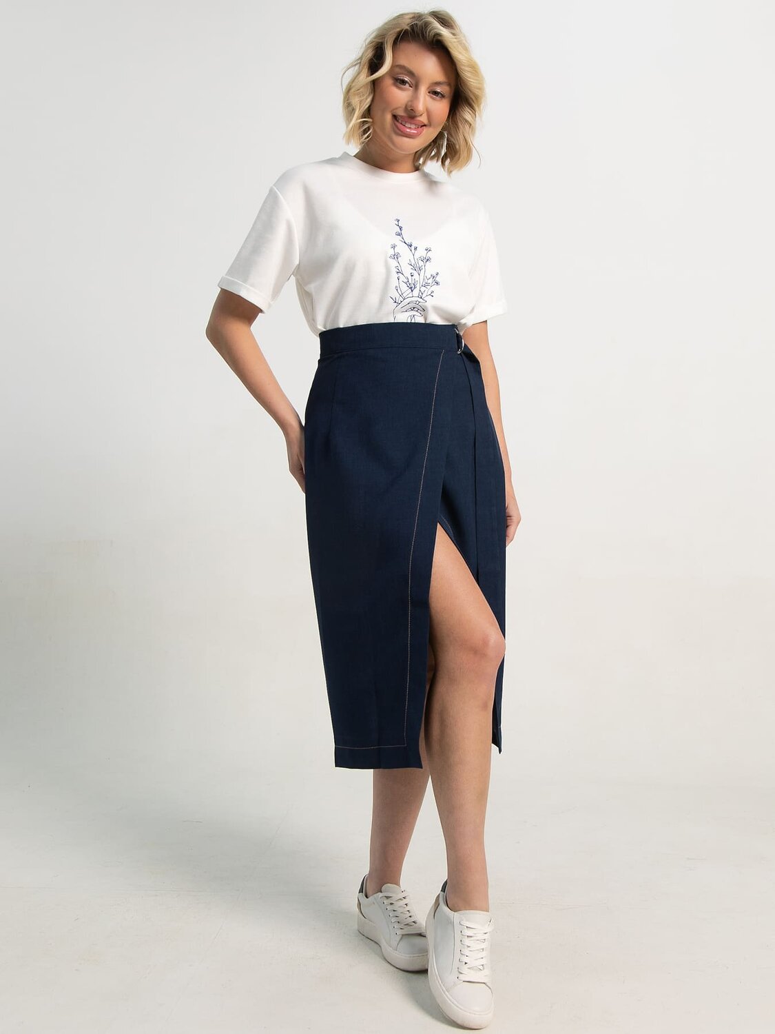 LT Collection Юбка 595379 Ю14206-19М Синий