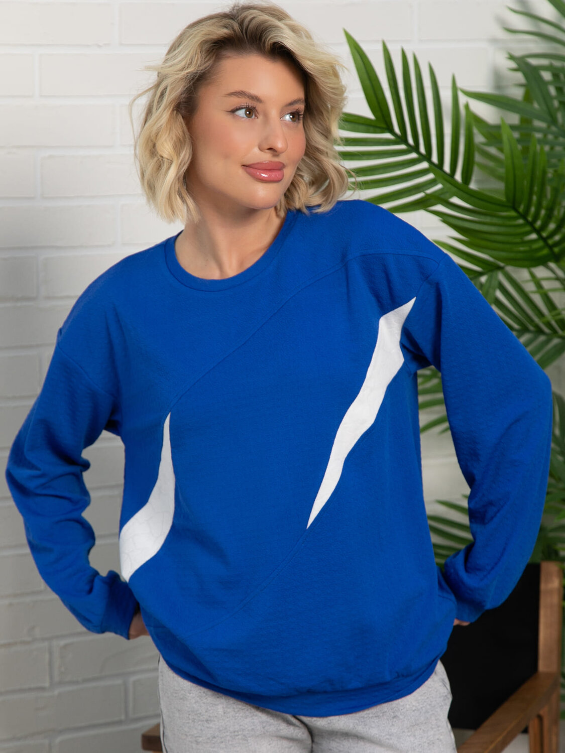 LT Collection Свитшот 595380 Б15066-3М Синий