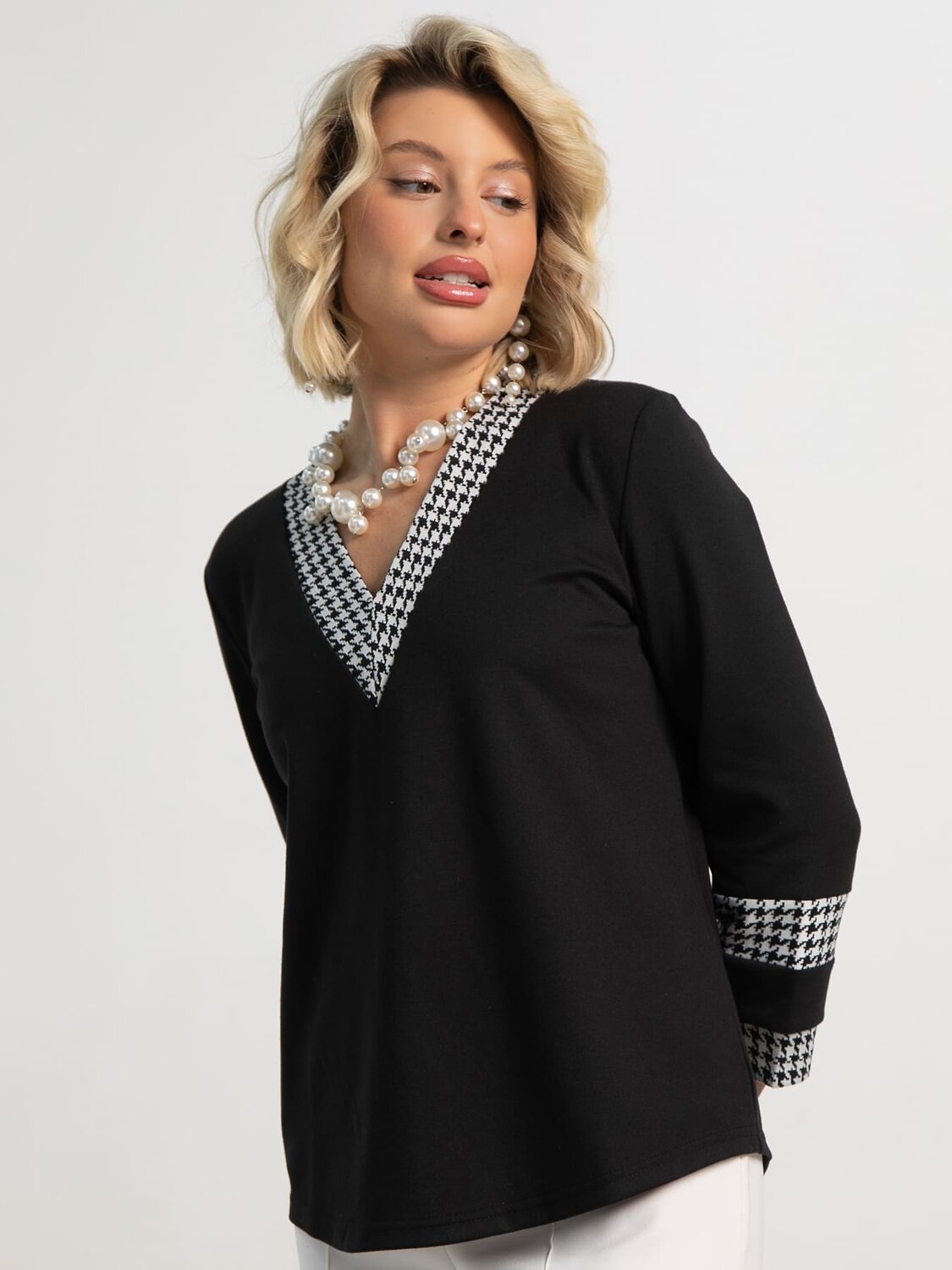 LT Collection Блуза 595382 Б15082-3М Черный