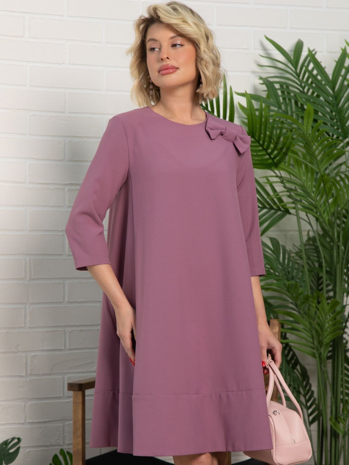LT Collection Платье 595388 П15617-6М Фиолетовый