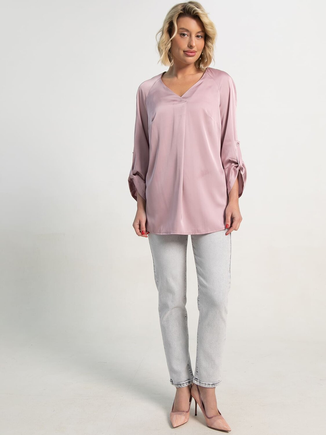 LT Collection Блуза 595389 Б15643-30М Розовый
