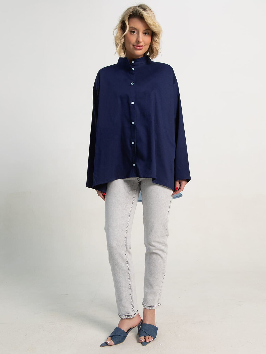LT Collection Блуза 595399 Б15696-39М Синий