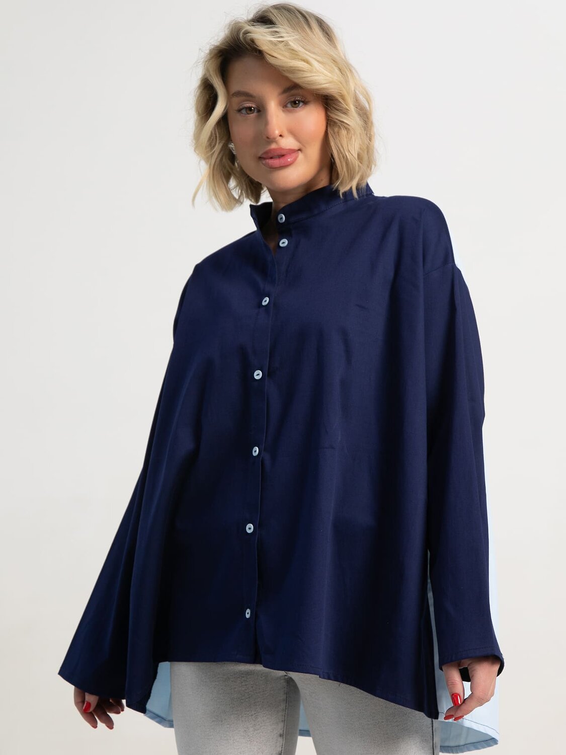 LT Collection Блуза 595399 Б15696-39М Синий