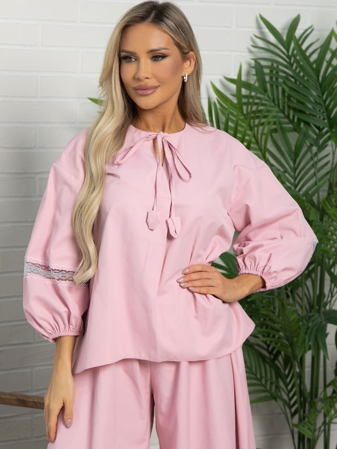 LT Collection Блуза 595406 Б15761-39М Розовый