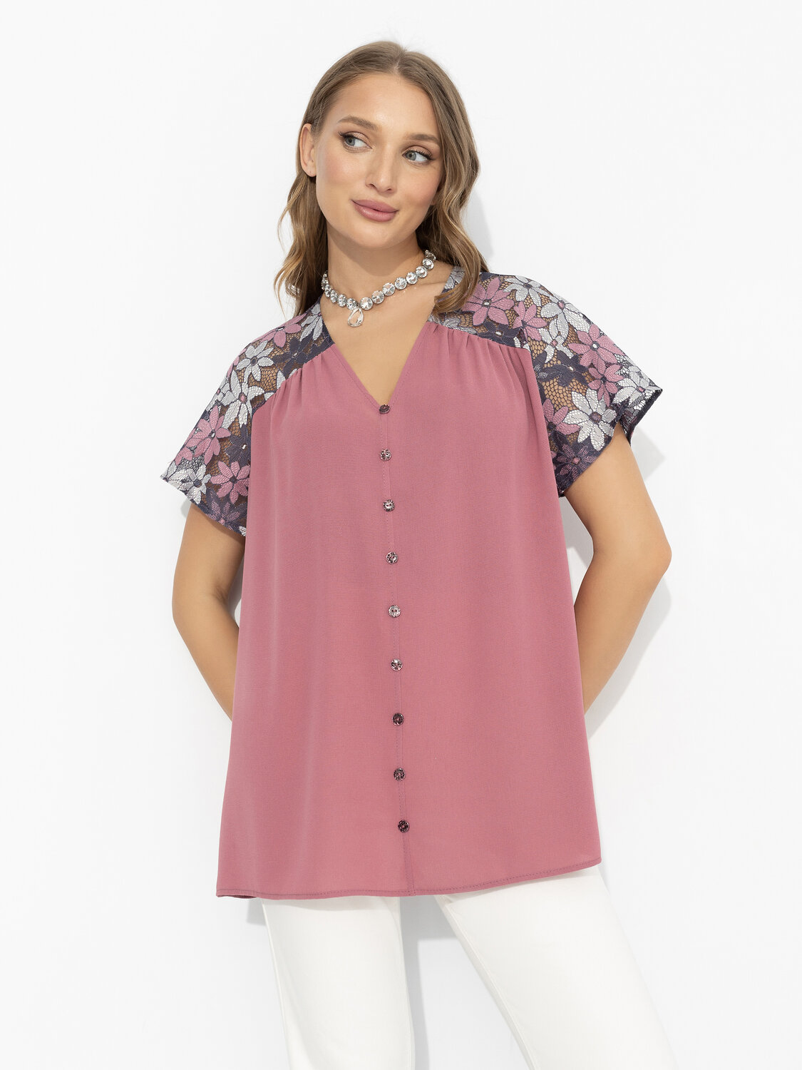 CHARUTTI Блуза 595407 12944 Розовый