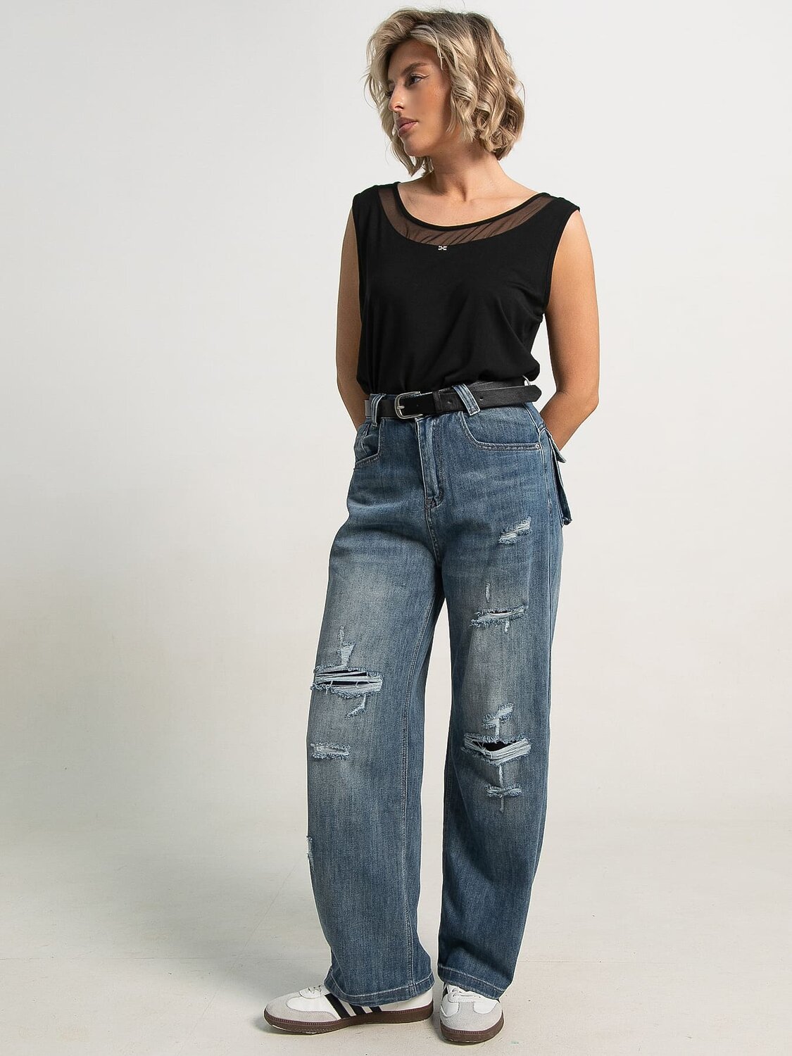 LT Collection Джинсы 595409 Б15763-7М Синий