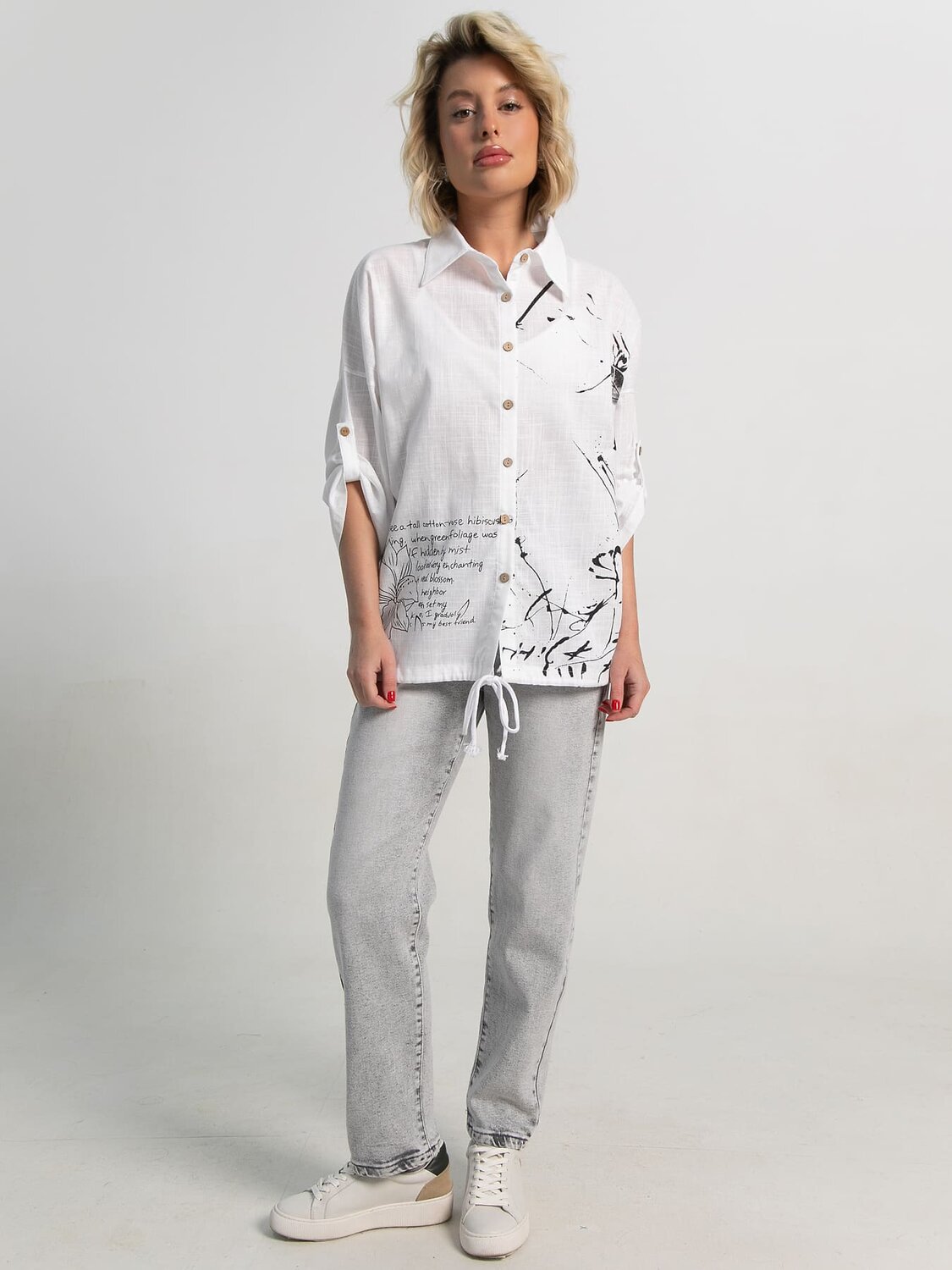 LT Collection Блуза 595418 Б15835-12М Белый
